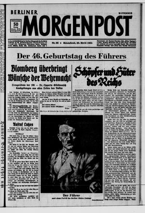 Berliner Morgenpost vom 20.04.1935
