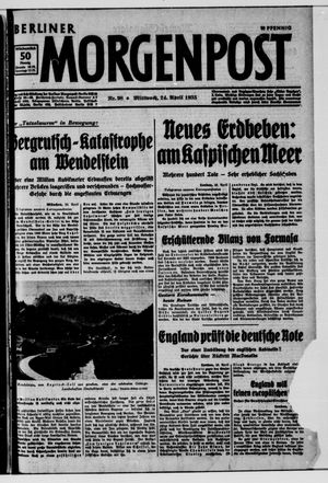Berliner Morgenpost vom 24.04.1935