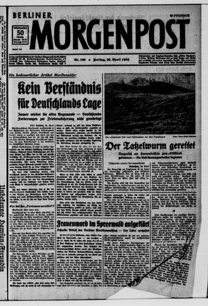 Berliner Morgenpost on Apr 26, 1935