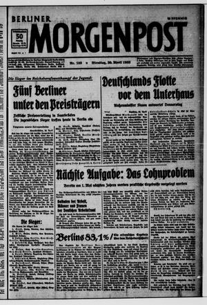 Berliner Morgenpost vom 30.04.1935