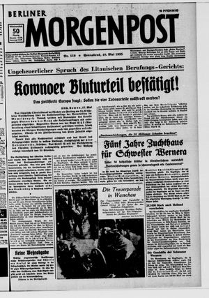 Berliner Morgenpost vom 18.05.1935