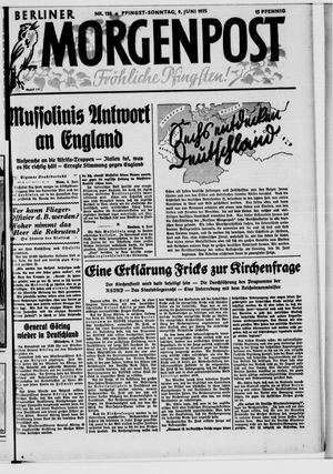 Berliner Morgenpost vom 09.06.1935