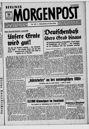 Berliner Morgenpost vom 13.07.1935