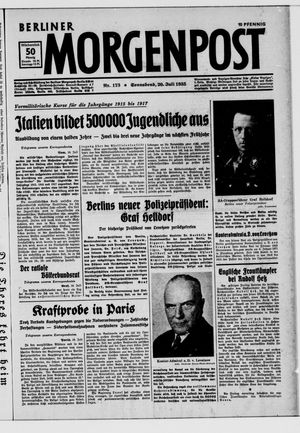 Berliner Morgenpost on Jul 20, 1935