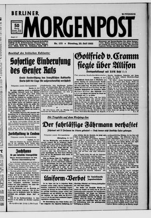 Berliner Morgenpost on Jul 23, 1935