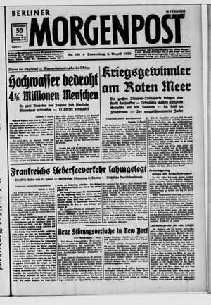 Berliner Morgenpost vom 08.08.1935