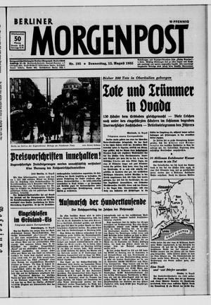 Berliner Morgenpost vom 15.08.1935