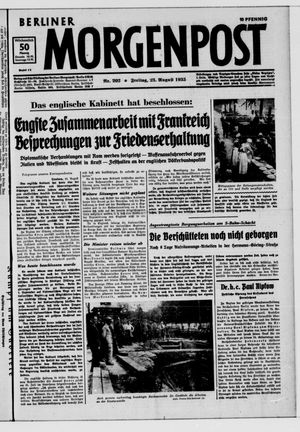 Berliner Morgenpost vom 23.08.1935