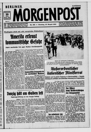 Berliner Morgenpost vom 27.08.1935