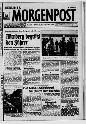 Berliner Morgenpost vom 11.09.1935