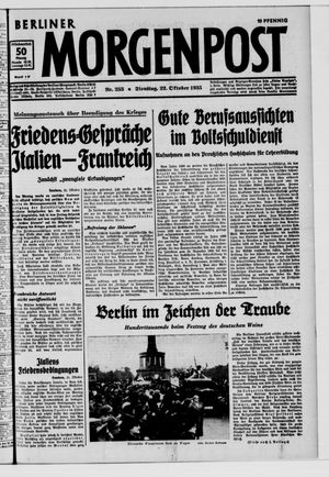 Berliner Morgenpost on Oct 22, 1935