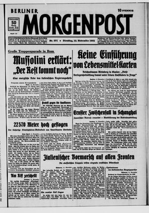 Berliner Morgenpost vom 12.11.1935