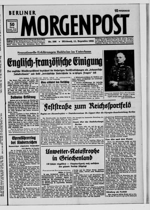 Berliner Morgenpost vom 11.12.1935