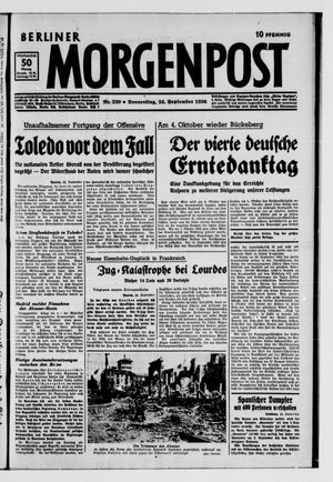 Berliner Morgenpost vom 24.09.1936