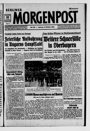 Berliner Morgenpost vom 09.10.1936