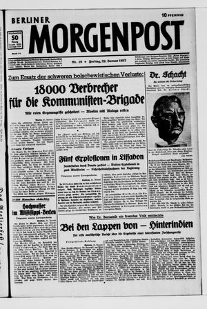 Berliner Morgenpost vom 22.01.1937