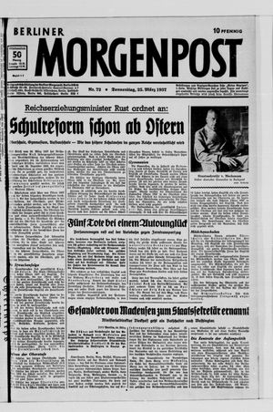 Berliner Morgenpost on Mar 25, 1937