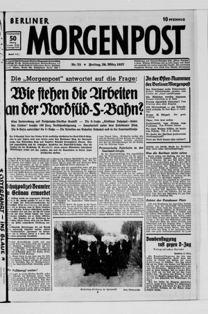 Berliner Morgenpost on Mar 26, 1937