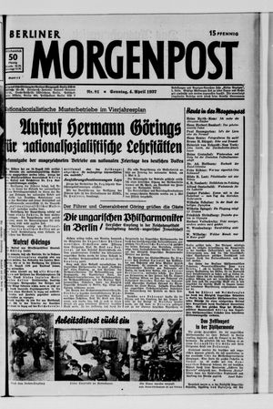 Berliner Morgenpost vom 04.04.1937