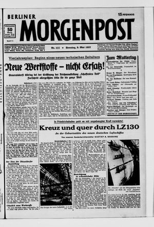 Berliner Morgenpost vom 09.05.1937
