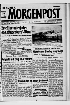 Berliner Morgenpost on May 14, 1937
