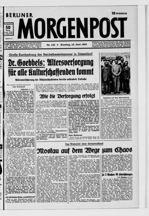 Berliner Morgenpost on Jun 15, 1937