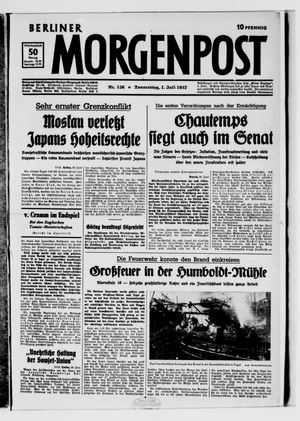 Berliner Morgenpost vom 01.07.1937