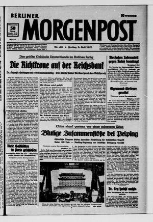 Berliner Morgenpost vom 09.07.1937