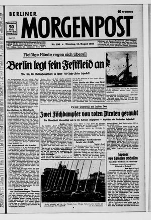 Berliner Morgenpost vom 10.08.1937