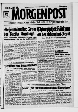 Berliner Morgenpost vom 15.09.1937