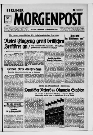 Berliner Morgenpost vom 19.09.1937