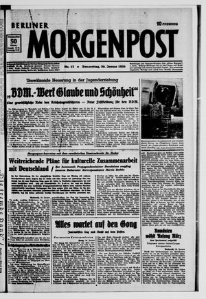 Berliner Morgenpost on Jan 20, 1938
