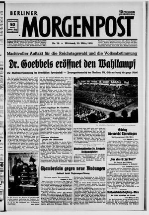 Berliner Morgenpost on Mar 23, 1938