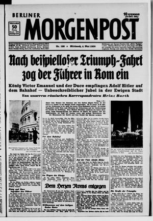 Berliner Morgenpost vom 04.05.1938