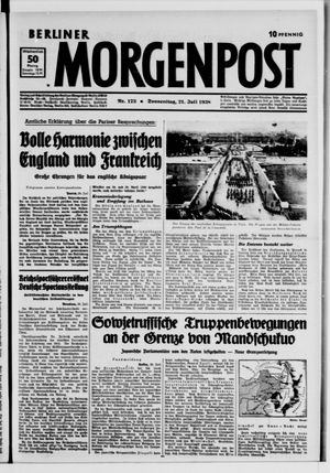 Berliner Morgenpost vom 21.07.1938
