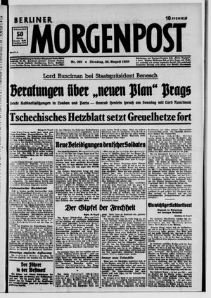 Berliner Morgenpost vom 30.08.1938