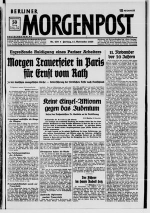 Berliner Morgenpost vom 11.11.1938
