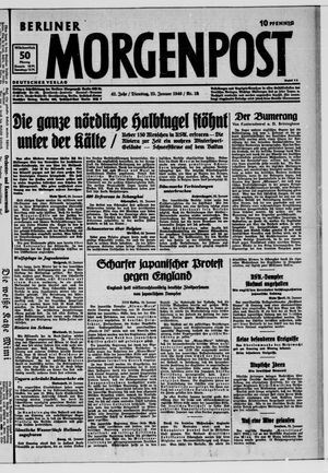 Berliner Morgenpost vom 23.01.1940