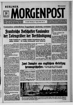 Berliner Morgenpost vom 28.01.1940