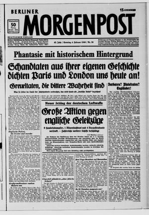 Berliner Morgenpost vom 04.02.1940
