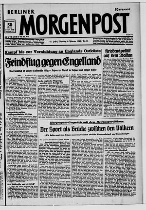 Berliner Morgenpost vom 06.02.1940