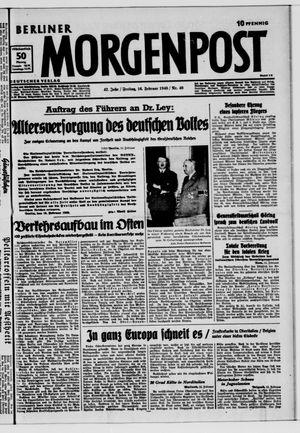 Berliner Morgenpost vom 16.02.1940