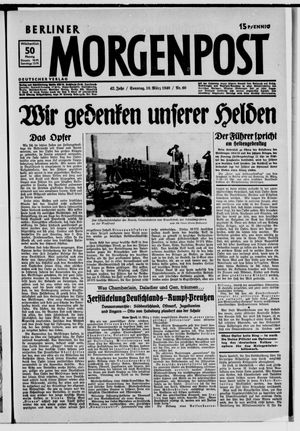 Berliner Morgenpost vom 10.03.1940
