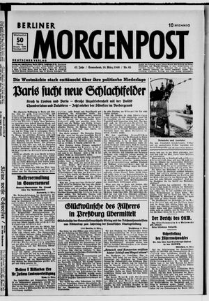 Berliner Morgenpost vom 16.03.1940
