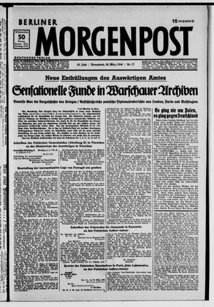 Berliner Morgenpost vom 30.03.1940