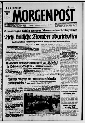 Berliner Morgenpost vom 13.04.1940