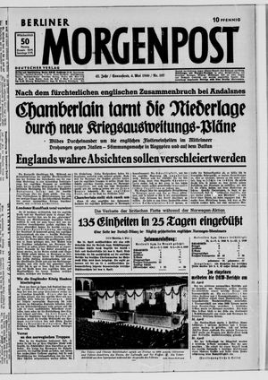 Berliner Morgenpost vom 04.05.1940