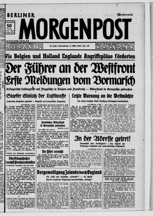 Berliner Morgenpost vom 11.05.1940