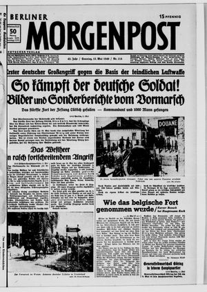 Berliner Morgenpost vom 12.05.1940