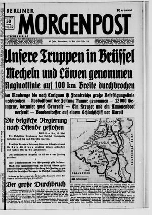 Berliner Morgenpost vom 18.05.1940